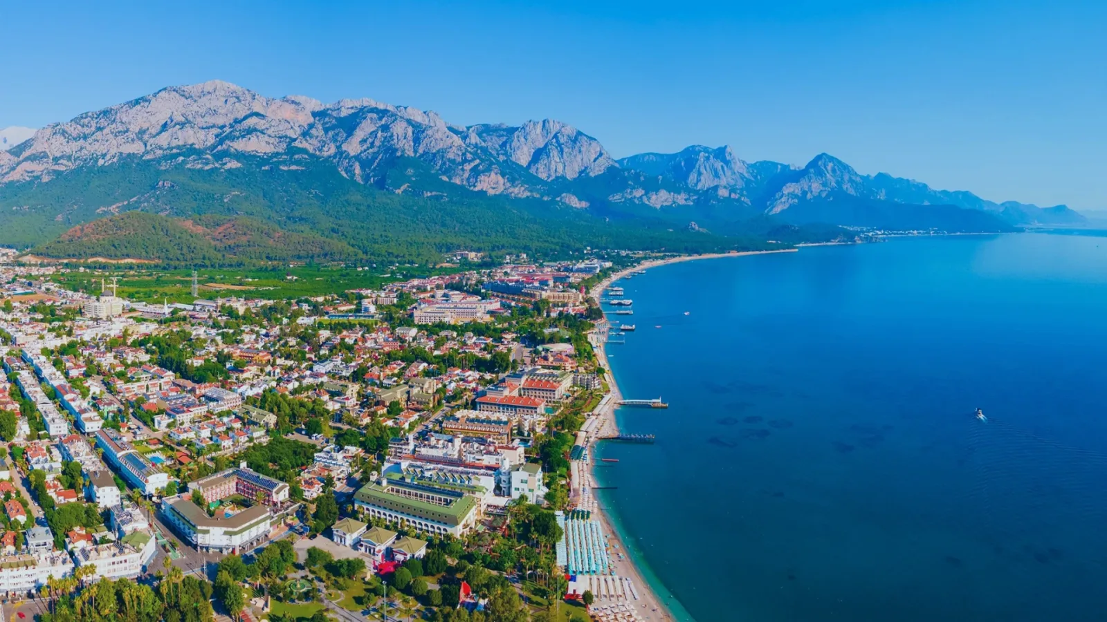 Coastal road image for Kemer car rental service